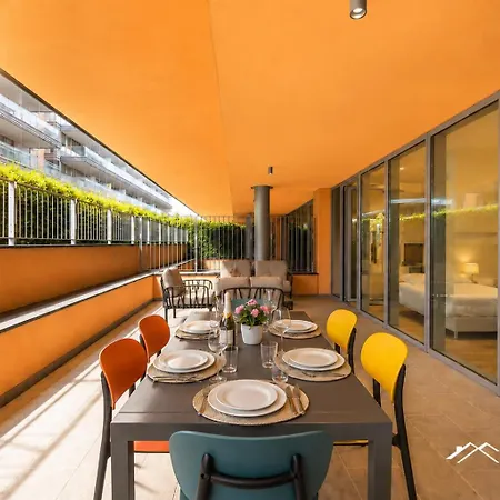 Appartement Waterfront Lux •1br • A/c • Gym• Parking • By Tilo Gênes