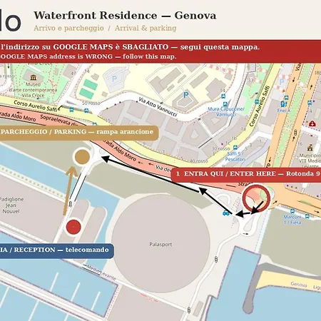Waterfront Lux •1br • A/c • Gym• Parking • By Tilo Genova